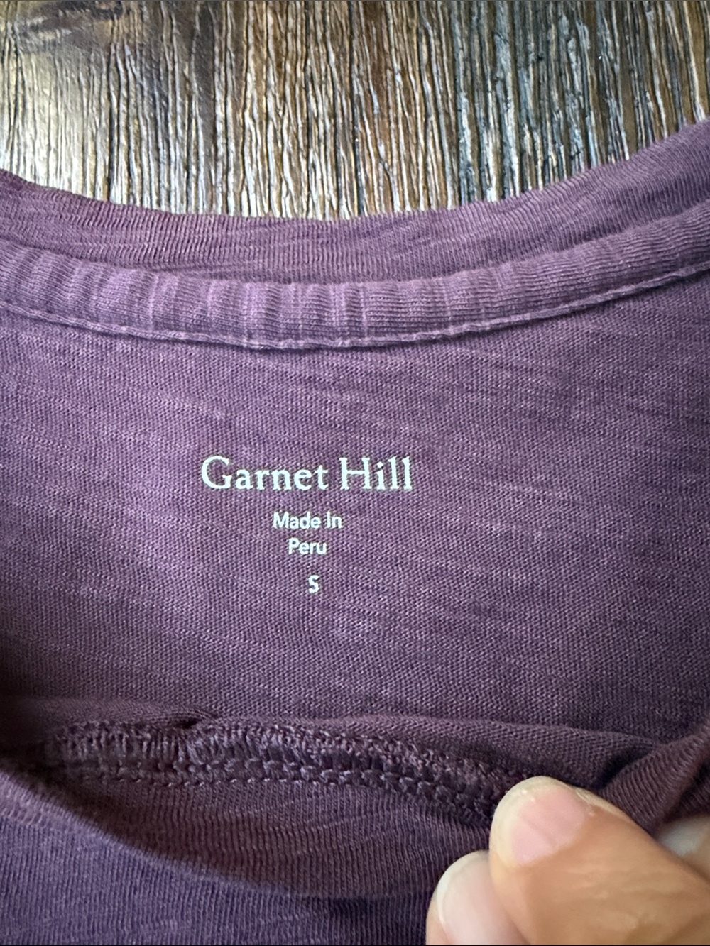Garnet Hill Women’s Weekender Crewneck Pocket Tank Top EUC SZ S - Picture 2 of 6